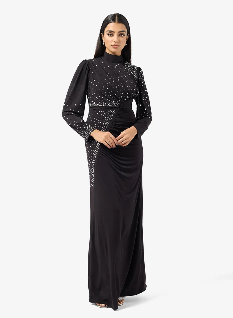 Khizana  Embellished Evening Dress for Women | Best Price UAE